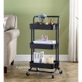 IKEA 3 Tier Multi-functional Trolley Storage Rack Utility Shelves with Handle