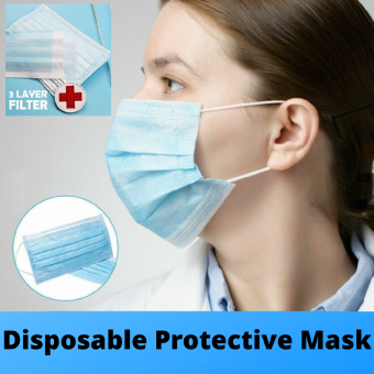 [READY STOK] Disposable Masks Medical Mask Surgical Mask 3-Ply Anti-virus Anti-dust Earloop Mou