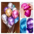 10 Inch Crome Latex Balloon Helium Grade Orangetex Bobo Clear Metallic Balloon Rose Gold Silver Rose