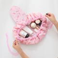 Portable Magic Travel Pouch Cosmetic Bag Makeup Storage Lazy Drawstring Bag Dropship