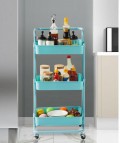 IKEA 3 Tier Multi-functional Trolley Storage Rack Utility Shelves with Handle