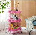 IKEA 3 Tier Multi-functional Trolley Storage Rack Utility Shelves with Handle