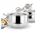 Periuk Set 12pc/Pengukus/Stainless Steel Pot/Steamer Pot/Periuk kukus/Cookware/Kitchen Ware/Alat Dap