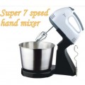 [Ready Stok] KENWOOD Double Beater 7 Speed Hand Stand Mixer 2.5L Bowl w/ Stainless Steel Mix