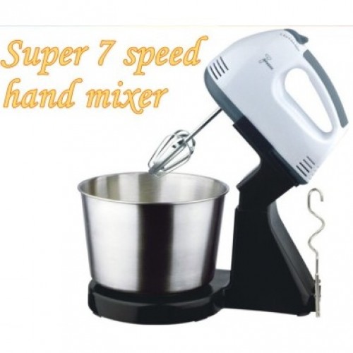 [Ready Stok] KENWOOD Double Beater 7 Speed Hand Stand Mixer 2.5L Bowl w/ Stainless Steel Mix