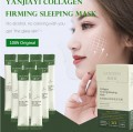 (20pcs/box) YANJIAYI 100% Original collagen firming sleeping mask shrink pores moisturizing and tigh