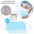 [READY STOK] Disposable Masks Medical Mask Surgical Mask 3-Ply Anti-virus Anti-dust Earloop Mou