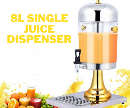 8L Stainless Steel Single Bowl Juice Dispenser Water dispenser buffet Dropship