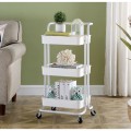 IKEA 3 Tier Multi-functional Trolley Storage Rack Utility Shelves with Handle