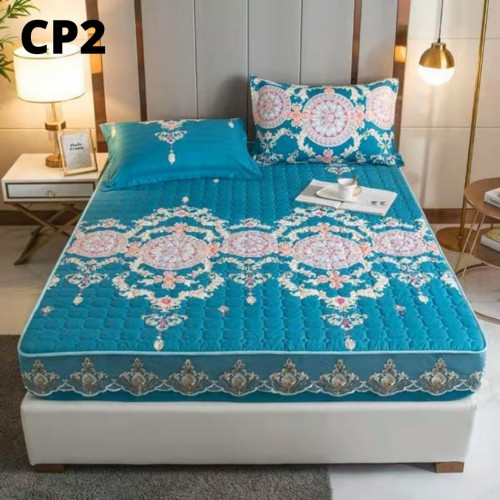 [READY STOK] PREMIUM QUALITY CADAR VIRAL ANTI KEDUT Fitted Bedsheet FREE 2PCS PILLOW CASE Ma