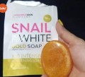 Snail White Gold Glutathione Collagen Soap X10 Whitening 100 grams