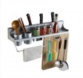 [READY STOK] Multi-Purpose Space Aluminum Kitchen Storage Rack (60cm)