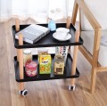 Nordic Modern Creative Mobile Racks Multi-Function Storage Rack Wine Tea Trolley