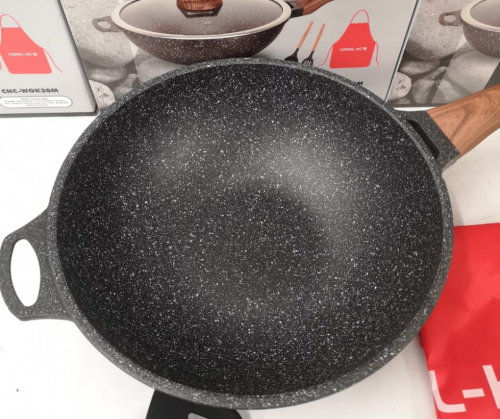 COREL HC 30cm Periuk Pan Rendang Periuk Batu Stone Granite Induction, Granite Ceramic Stone [Ready S