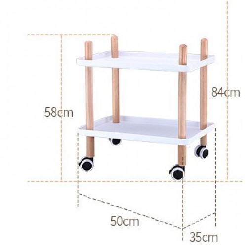 Nordic Modern Creative Mobile Racks Multi-Function Storage Rack Wine Tea Trolley