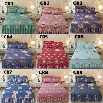 [READY STOK] CADAR BEROPOL VIRAL ANTI KEDUT Fitted Bedsheet FREE 2PCS PILLOW CASE Mattress Cov