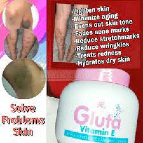 AR Gluta Vitamin E Moisturizing Collagen Cream 200ml (Imported From Thailand) Unisex Body Cream Whit