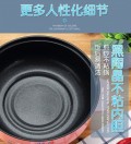 [Ready Stok] Ceramic Coated Cooker 22cm Multi-functional Electric Non-Stick Steamer Steamboat