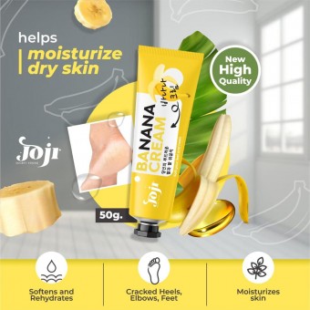 Joji Secret Young Soft Your Feet And Heels BANANA Cream 50g Foot Moist Cream Unisex For All Skin Typ