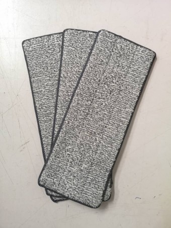 3pc Mop Pad Set For Self-Wash And Squeeze Dry Flat Mop