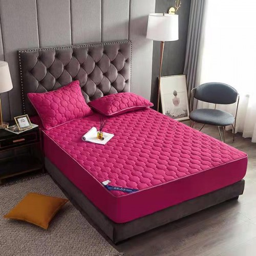 [READY STOK] CADAR HILTON VIRAL ANTI KEDUT Fitted Bedsheet FREE 2PCS PILLOW CASE Mattress Cover Cott