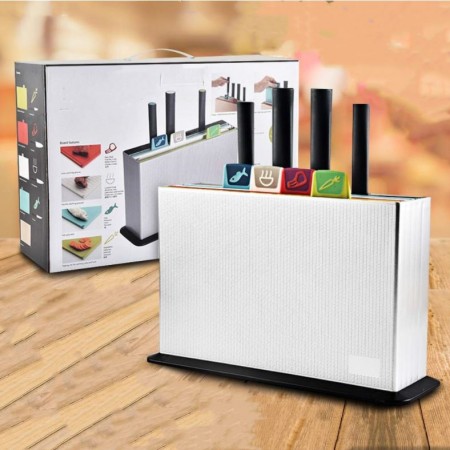 [Ready Stock] Premium Index 9pc Set Kitchen Cutting Board Set / 4pcs Color Chopping Board Set with 4