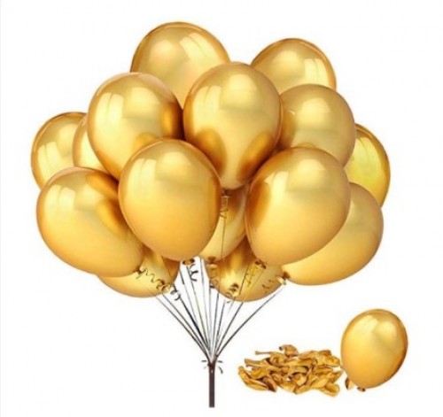 10 Inch Crome Latex Balloon Helium Grade Orangetex Bobo Clear Metallic Balloon Rose Gold Silver Rose