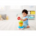 Fisher Price Rock-a-Stack Rainbow Tower Baby Stacking Rings Early Learning Toy Rainbow Ring