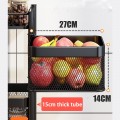 [Ready Stock] Multipurpose 4/5 Tier Square Kitchen Storage Rack with Rotating Basket and Detachable