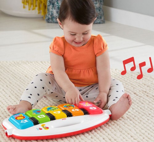 Fisher-Price Deluxe Kick & Activity Baby Play Gym Playmat & Play Piano for Baby Infant Kids Baby Toy