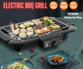 Electric Barbeque BBQ Grill Electric Smokeless BBQ Detachable Pan Korean BBQ Pan Multi Cooker bbq gr