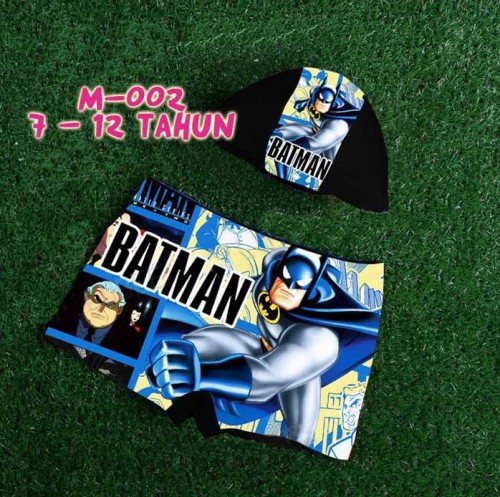 M-002 BATMAN Kids Disney Swimsuit (10T - 12T)