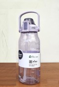 2000ml Reminder Fitness water bottle with straw scale Big bottle 2.0Liter Gym bottle Sport Student w