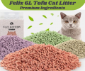 Felix Premium Super Clumping Tofu Cat Litter Sand Pasir Kucing Wangi Tofu Cat Toilet