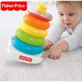 Fisher Price Rock-a-Stack Rainbow Tower Baby Stacking Rings Early Learning Toy Rainbow Ring