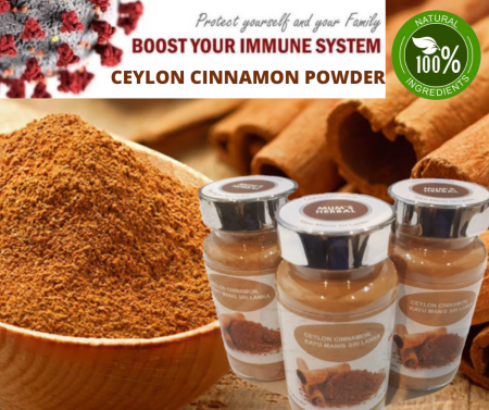 [Ready Stock Malaysia] Organic MUM'S HERBAL Ceylon Cinnamon Powder BOOSTER SIHAT Health Supplement K