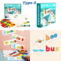 ABC Alphabet, Number Digital and Spelling Words Game Letter Card learning flash card, Montessori Edu