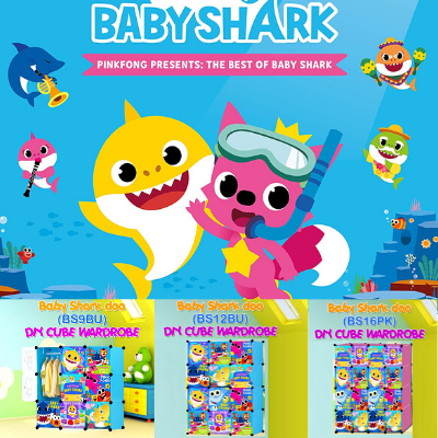 Diy Rak Cube - BabyShark