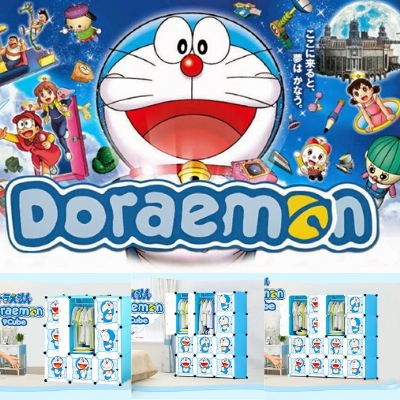 Diy Rak Cube - Doraemon