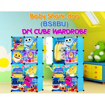 Baby Shark Doo BLUE 8C DIY WARDROBE (BS8BU)