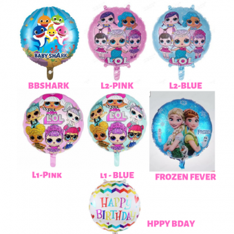 18 Inches Cartoon Foil Balloons Children Birthday Inflatable Toys Ballons