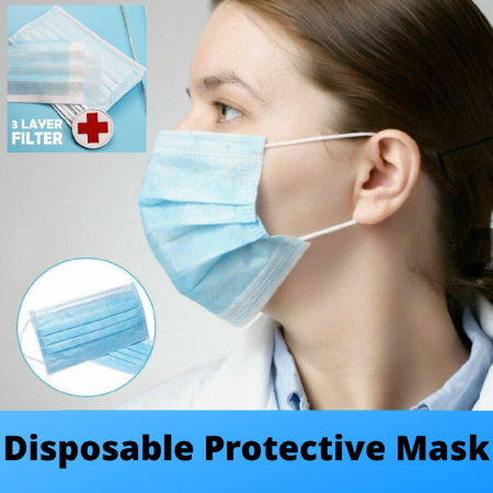 Disposable Masks Medical Mask Surgical Mask 3-Ply Anti-virus Anti-dust Earloop Mou