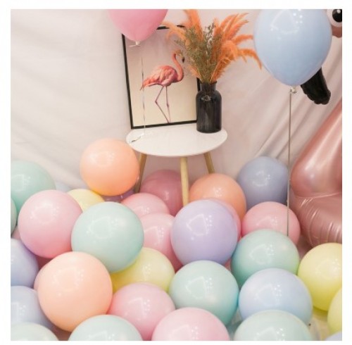 20pcs macarons balloons 10 inches matte 2.2 grams creative wedding balloon holiday decoration ba