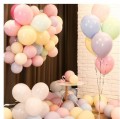 20pcs macarons balloons 10 inches matte 2.2 grams creative wedding balloon holiday decoration ba