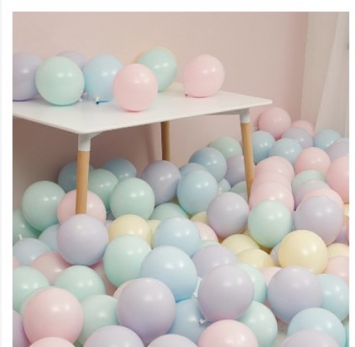 20pcs macarons balloons 10 inches matte 2.2 grams creative wedding balloon holiday decoration ba