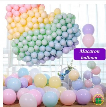 20pcs macarons balloons 10 inches matte 2.2 grams creative wedding balloon holiday decoration ba