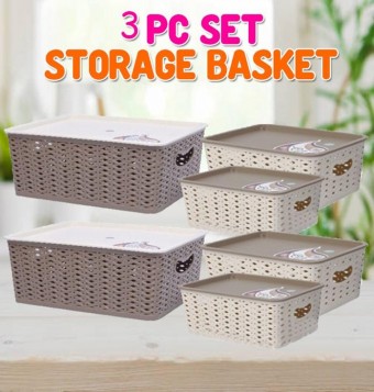 3PC Set Storage Basket