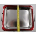 34X28 RECTANGLE BUFFET FOOD TRAY SET BUNGA ROSE / BEKAS TRAY LAUK PAUK MAJLIS JAMUAN