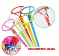 10pcs 50CM Balloon Holder Sticks with Cups Party Supplies Decoration PVC Rods