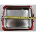 34X28 RECTANGLE BUFFET FOOD TRAY SET BUNGA ROSE / BEKAS TRAY LAUK PAUK MAJLIS JAMUAN